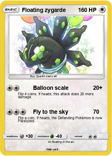 Pokemon Floating zygarde