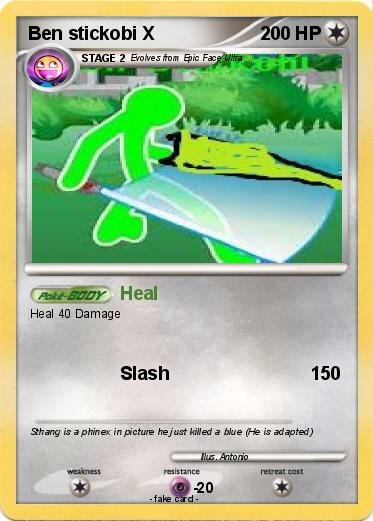 Pokemon Ben stickobi X