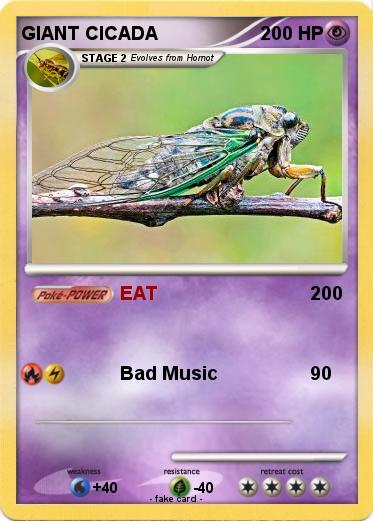 Pokemon GIANT CICADA