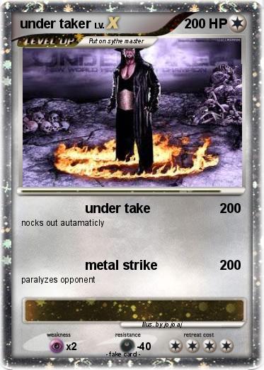 Pokemon under taker