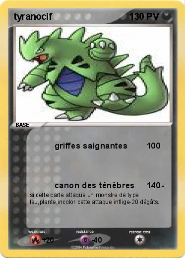 Pokemon tyranocif