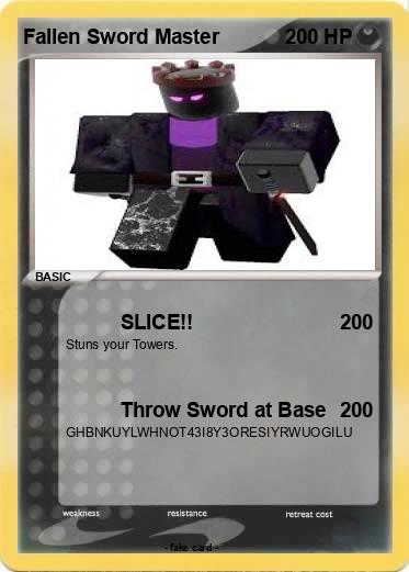 Pokemon Fallen Sword Master