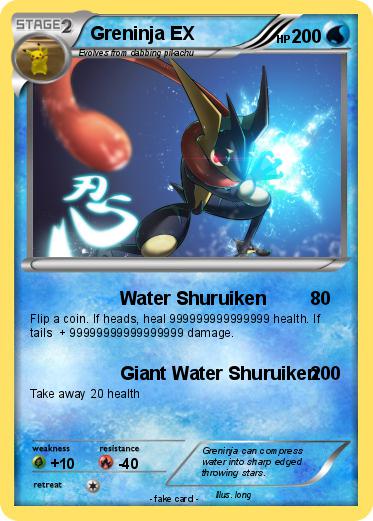 Pokemon Greninja EX