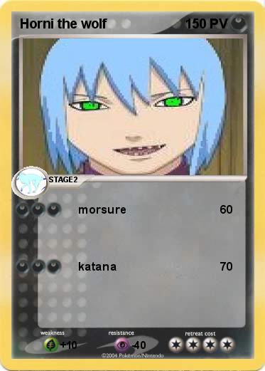 Pokemon Horni the wolf