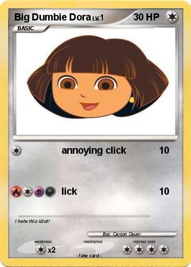Pokemon Big Dumbie Dora