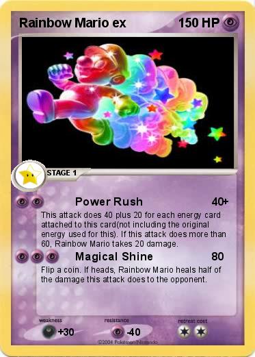 Pokemon Rainbow Mario ex