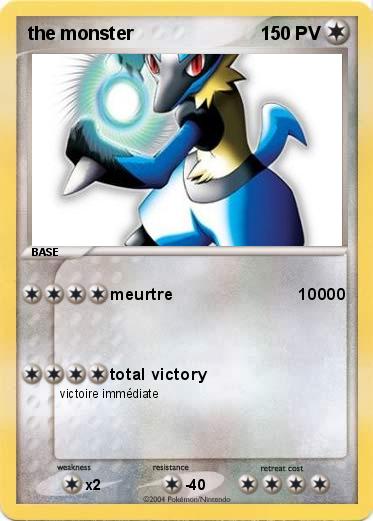 Pokemon the monster