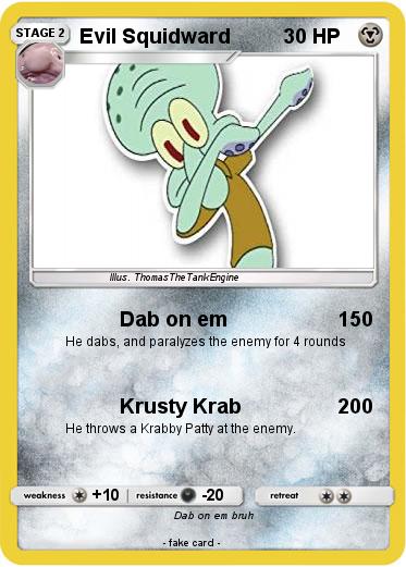 Pokemon Evil Squidward