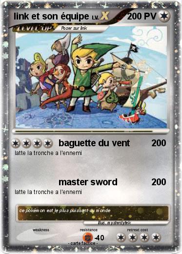 Pokemon link et son équipe
