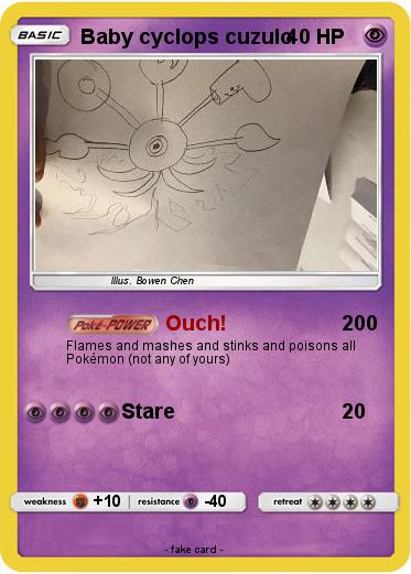 Pokemon Baby cyclops cuzulo