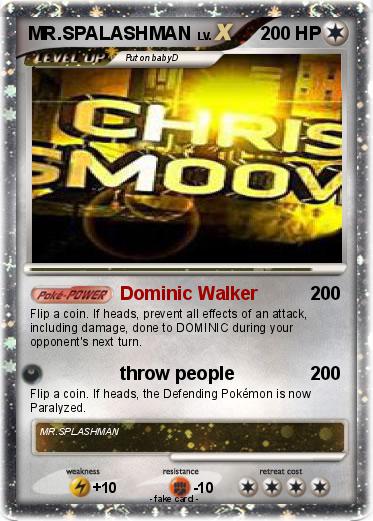 Pokemon MR.SPALASHMAN