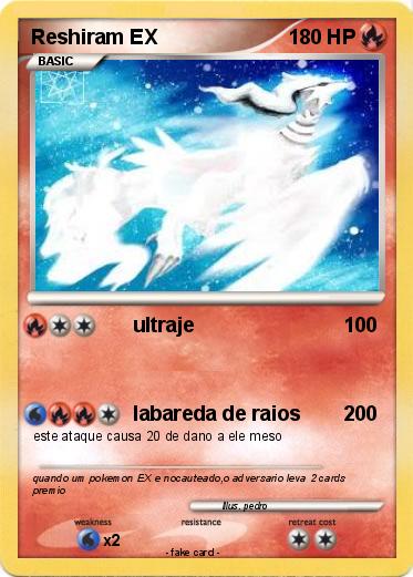 Pokemon Reshiram EX