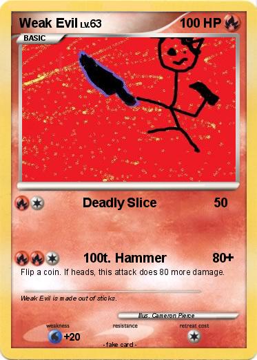 Pokemon Weak Evil
