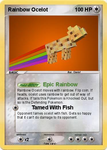 Pokemon Rainbow Ocelot
