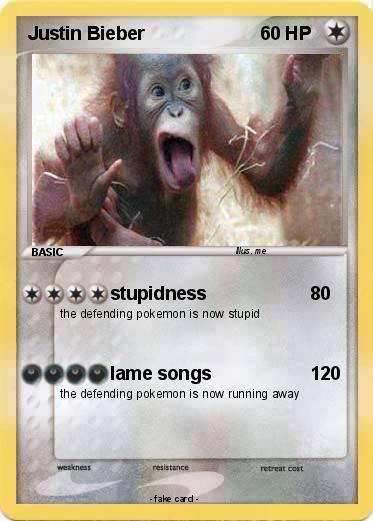 Pokemon Justin Bieber