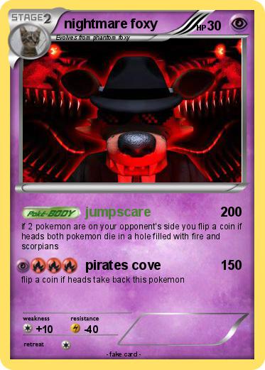 Pokemon nightmare foxy