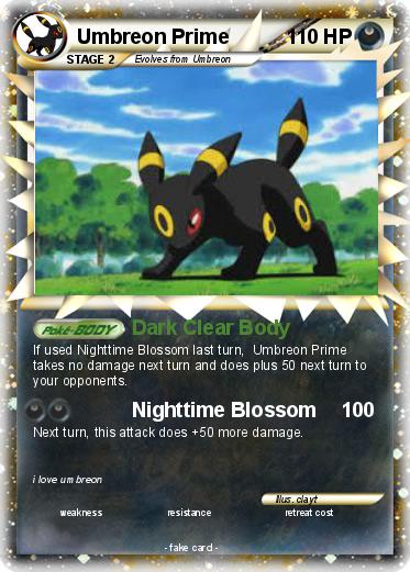 Pokemon Umbreon Prime