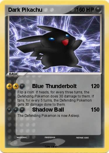Pokemon Dark Pikachu