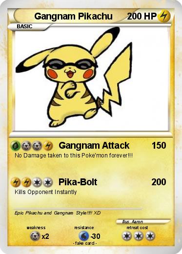 Pokemon Gangnam Pikachu