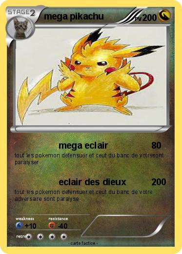 Pokemon mega pikachu