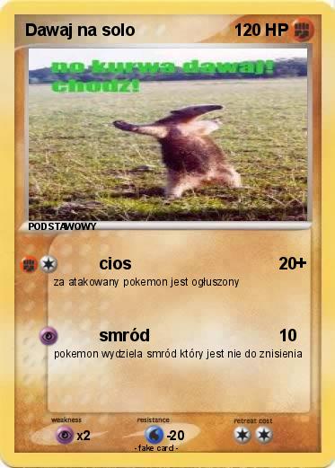 Pokemon Dawaj na solo