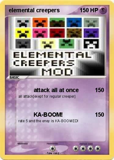 Pokemon elemental creepers