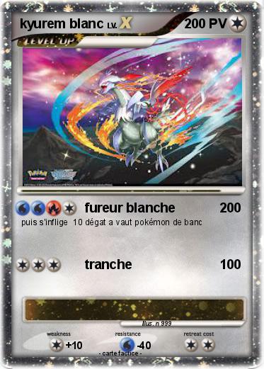Pokemon kyurem blanc