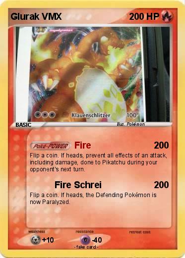 Pokemon Glurak VMX