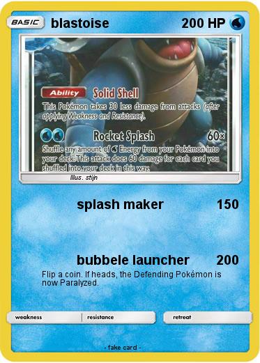 Pokemon blastoise