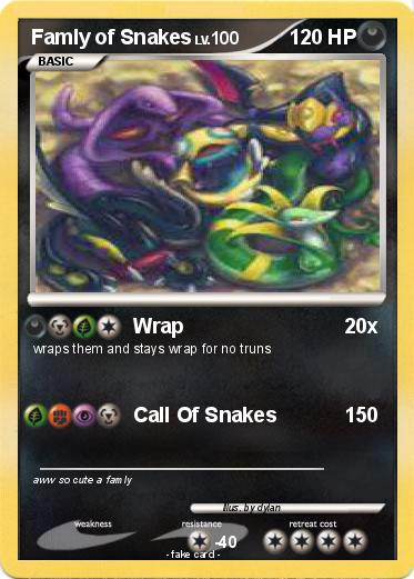 Pokemon Famly of Snakes