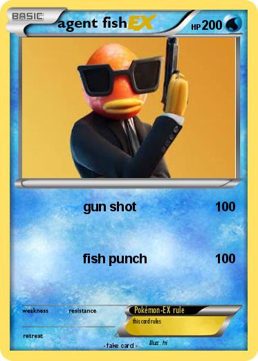 Pokemon agent fish