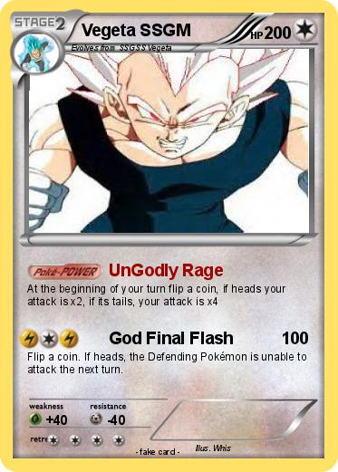Pokemon Vegeta SSGM