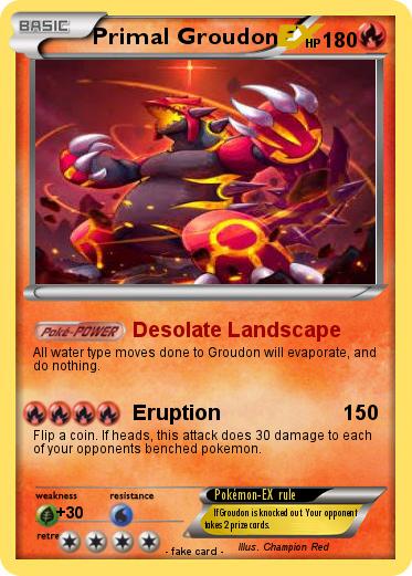 Pokemon Primal Groudon