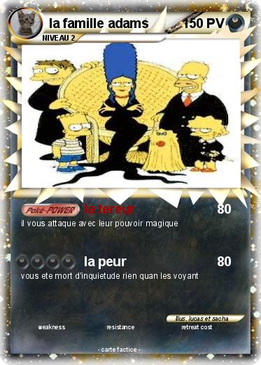 Pokemon la famille adams