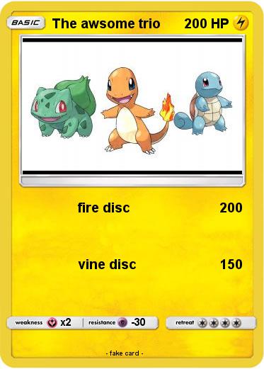 Pokemon The awsome trio