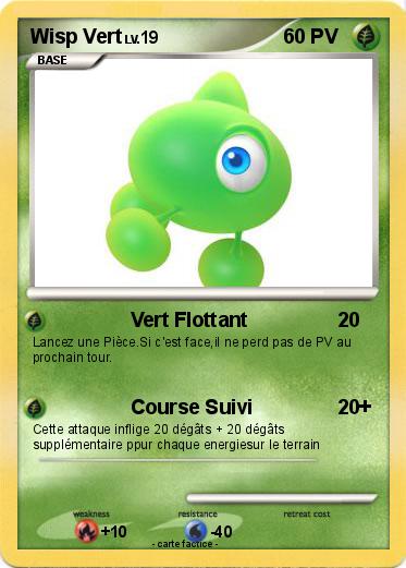 Pokemon Wisp Vert