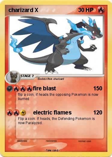 Pokemon charizard X