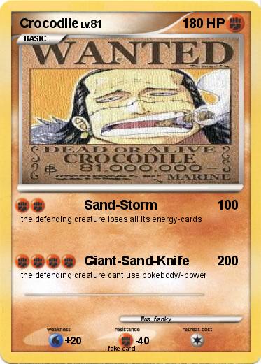 Pokemon Crocodile