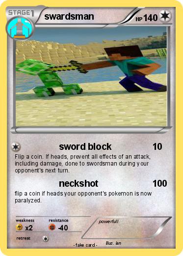 Pokemon swardsman