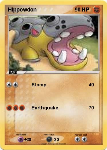 Pokemon Hippowdon