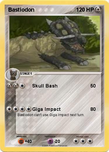 Pokemon Bastiodon