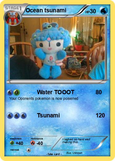 Pokemon Ocean tsunami