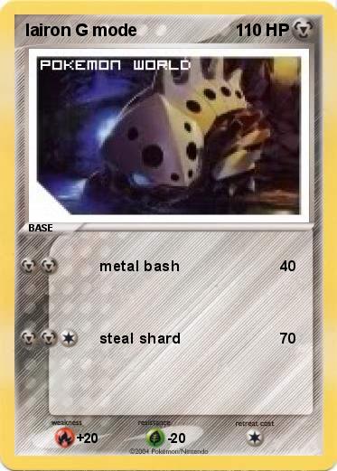 Pokemon lairon G mode