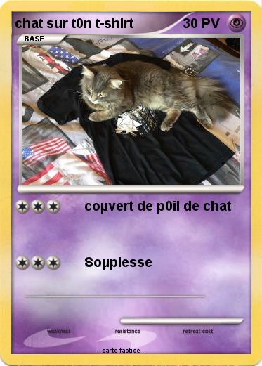Pokemon chat sur t0n t-shirt