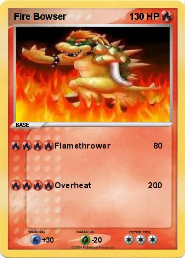 Pokemon Fire Bowser