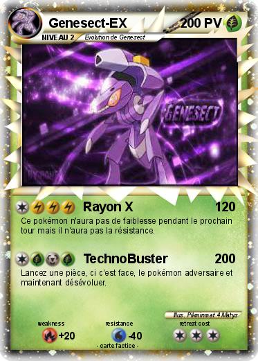 Pokemon Genesect-EX
