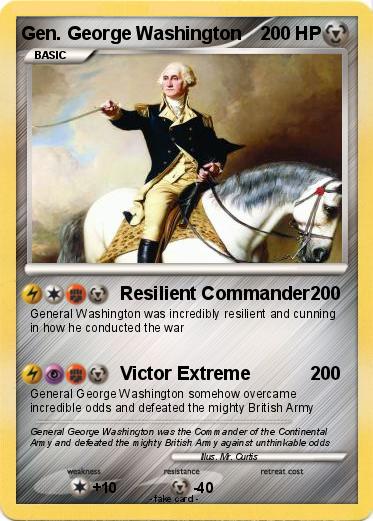 Pokemon Gen. George Washington
