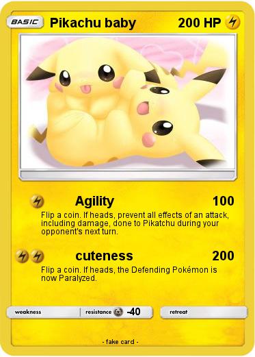 Pokemon Pikachu baby