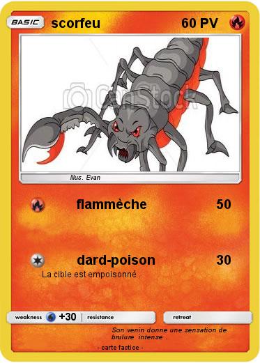 Pokemon scorfeu