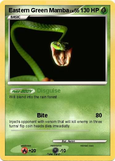 Pokemon Eastern Green Mamba
